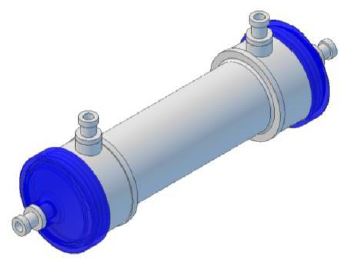 Hollow fiber oxygenator