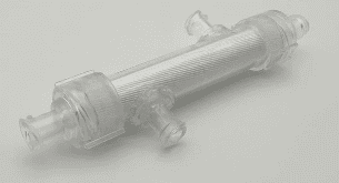 hollow fiber oxygenator with PMP fibers